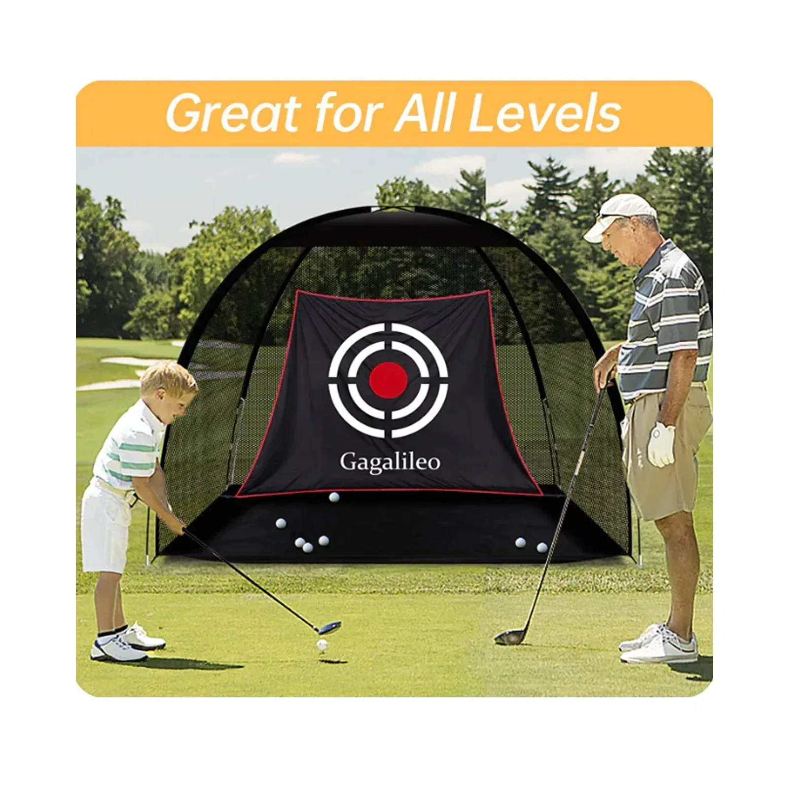 Gagalileo Golf Range training nets 7X5X3ft