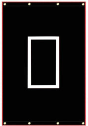 Gagalileo 4x5ft Vinyl Backstop Target