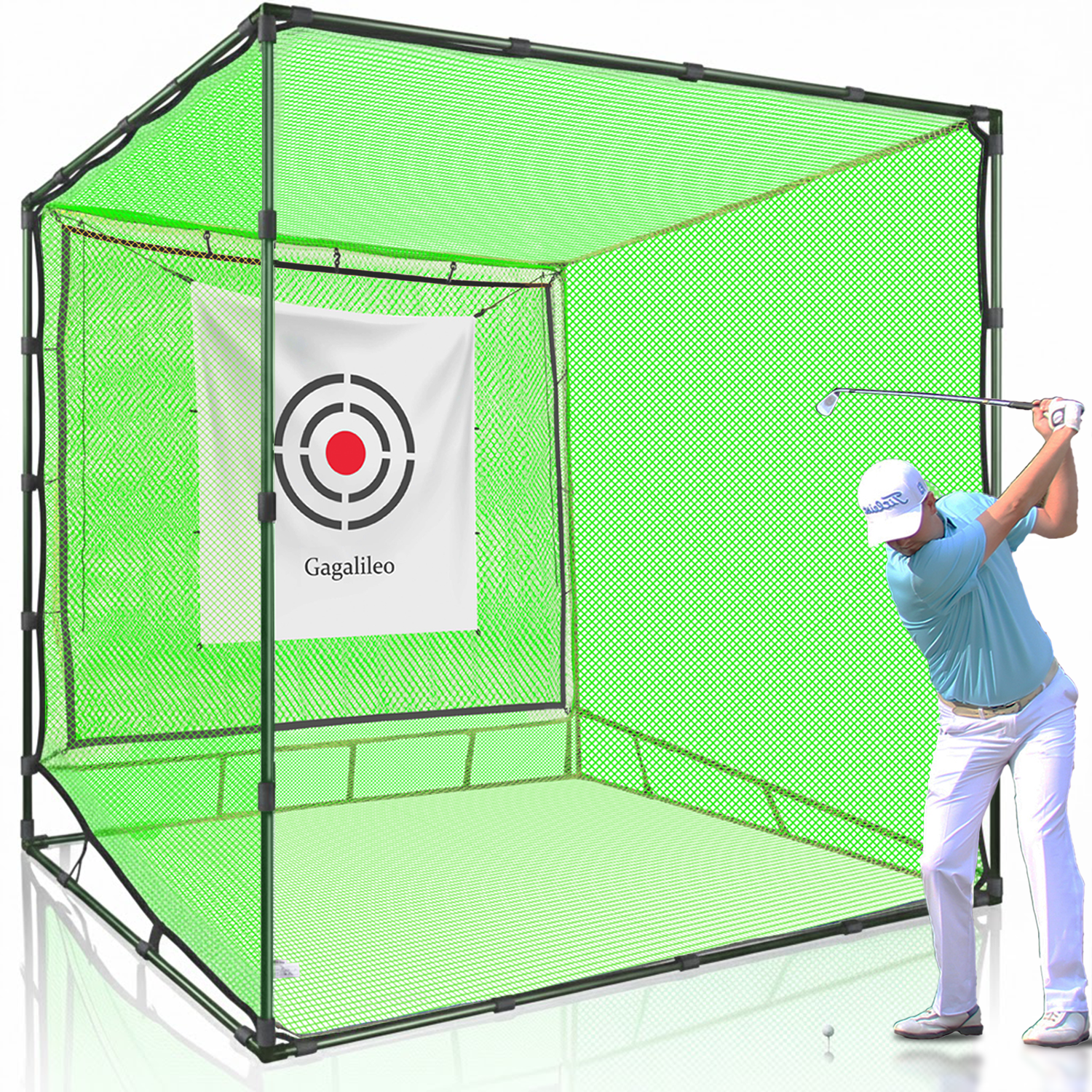 Gagalileo Golf Hitting Cage (10'x10'x10')