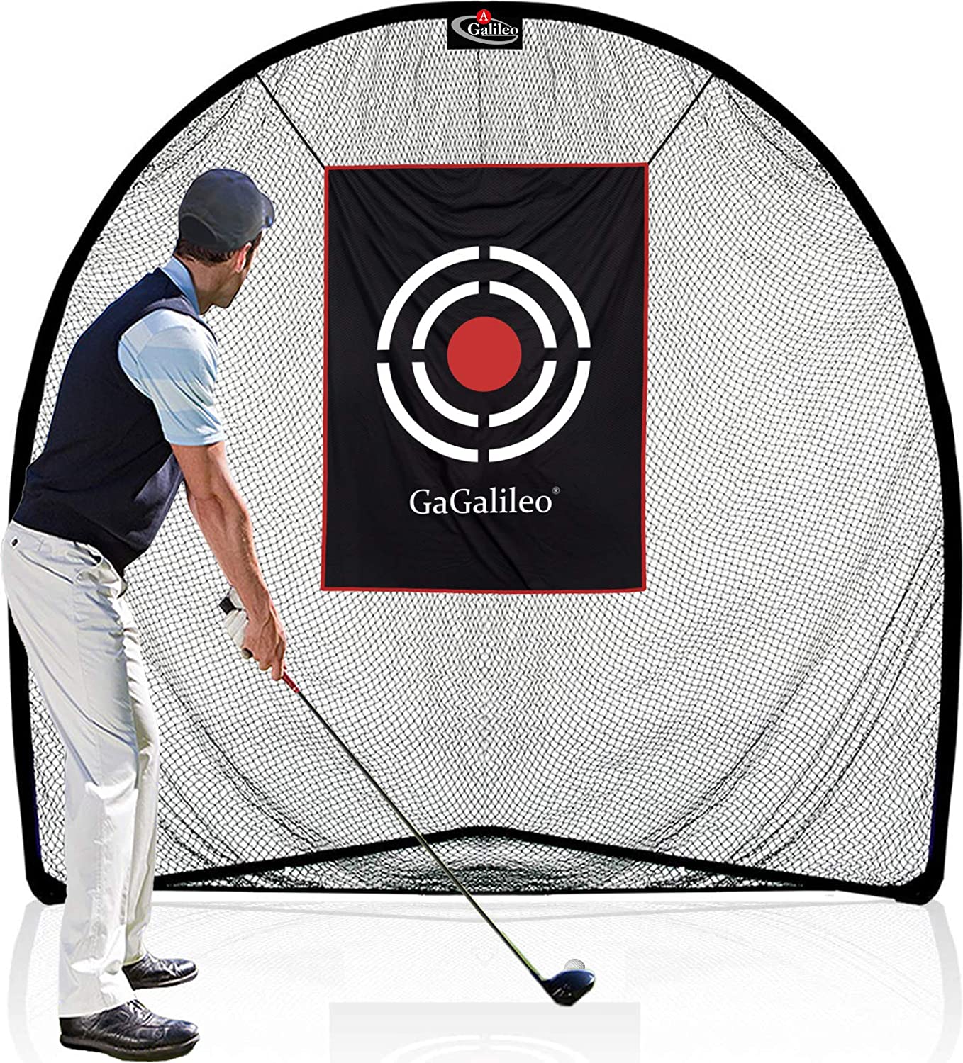 Golf Practice Net for Backyard Golf Hitting Nets Golf Net Practice Golf Net | 8'X 8' X 3.5'| Galileo Sports-CAD