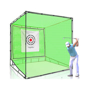 Jaula de red para golpear golf Gagalileo/red de doble respaldo de alto impacto/10 pies x 10 pies x 10 pies