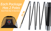 Golf replacement clubs and golf batting cages