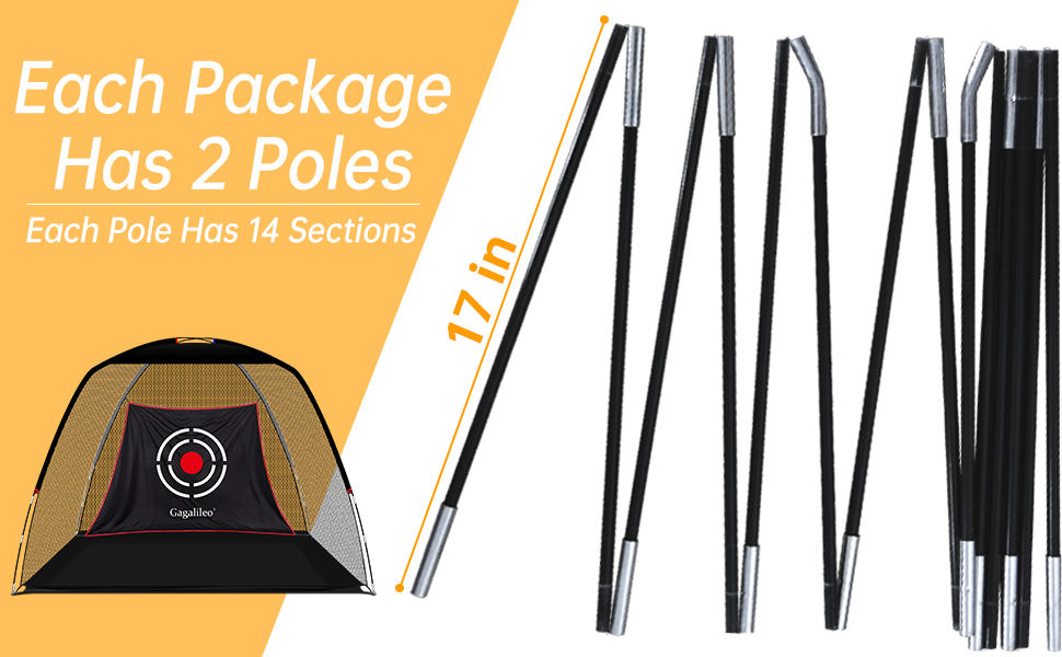 Golf replacement clubs and golf batting cages