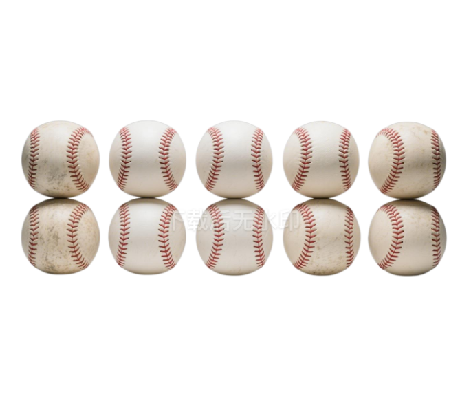Rarapop Blank Standard Baseball Balls ten