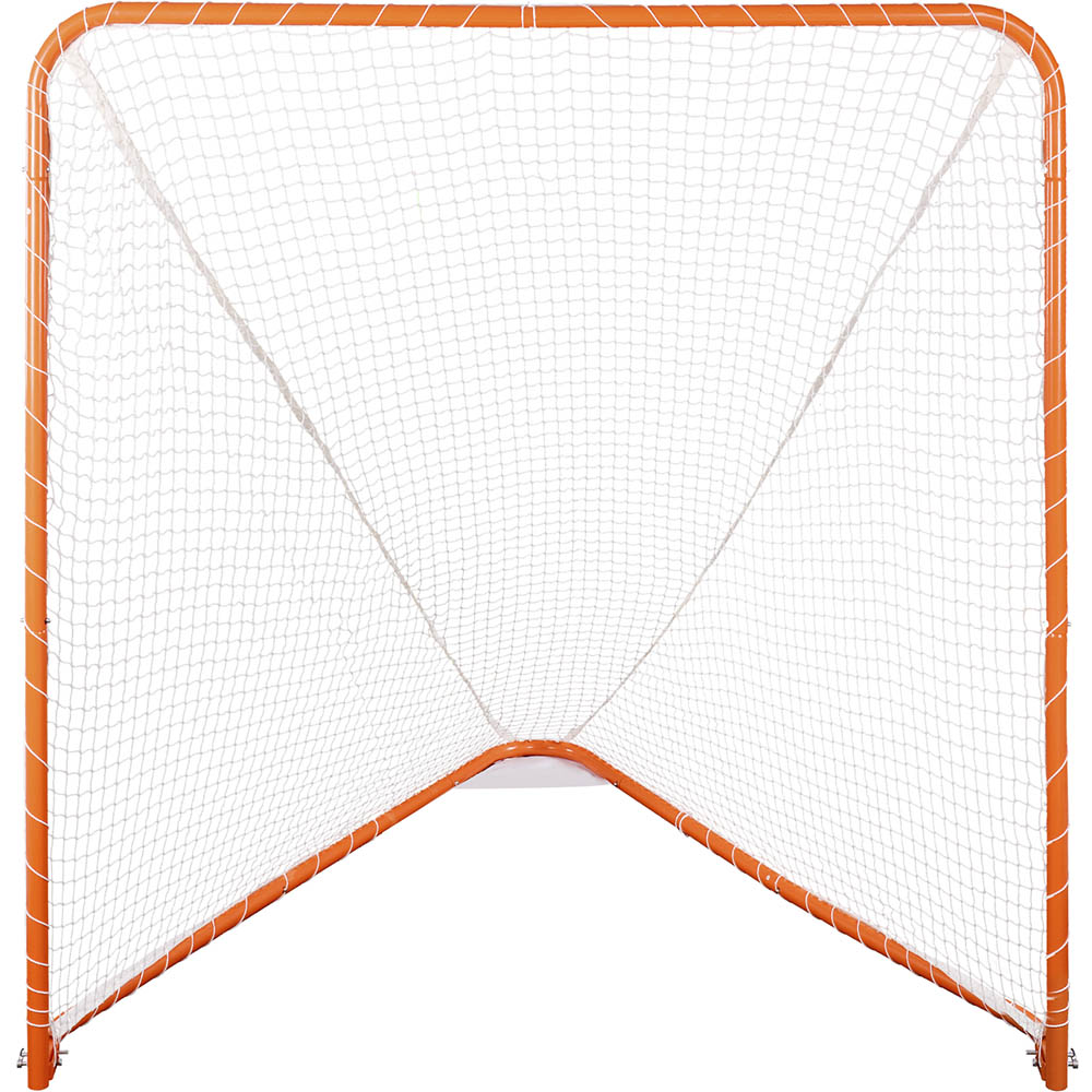 Regulation Lacrosse Net with Steel Frame Portable Lacrosse Goal Collegiate Lacrosse Goals | 6' x 6'