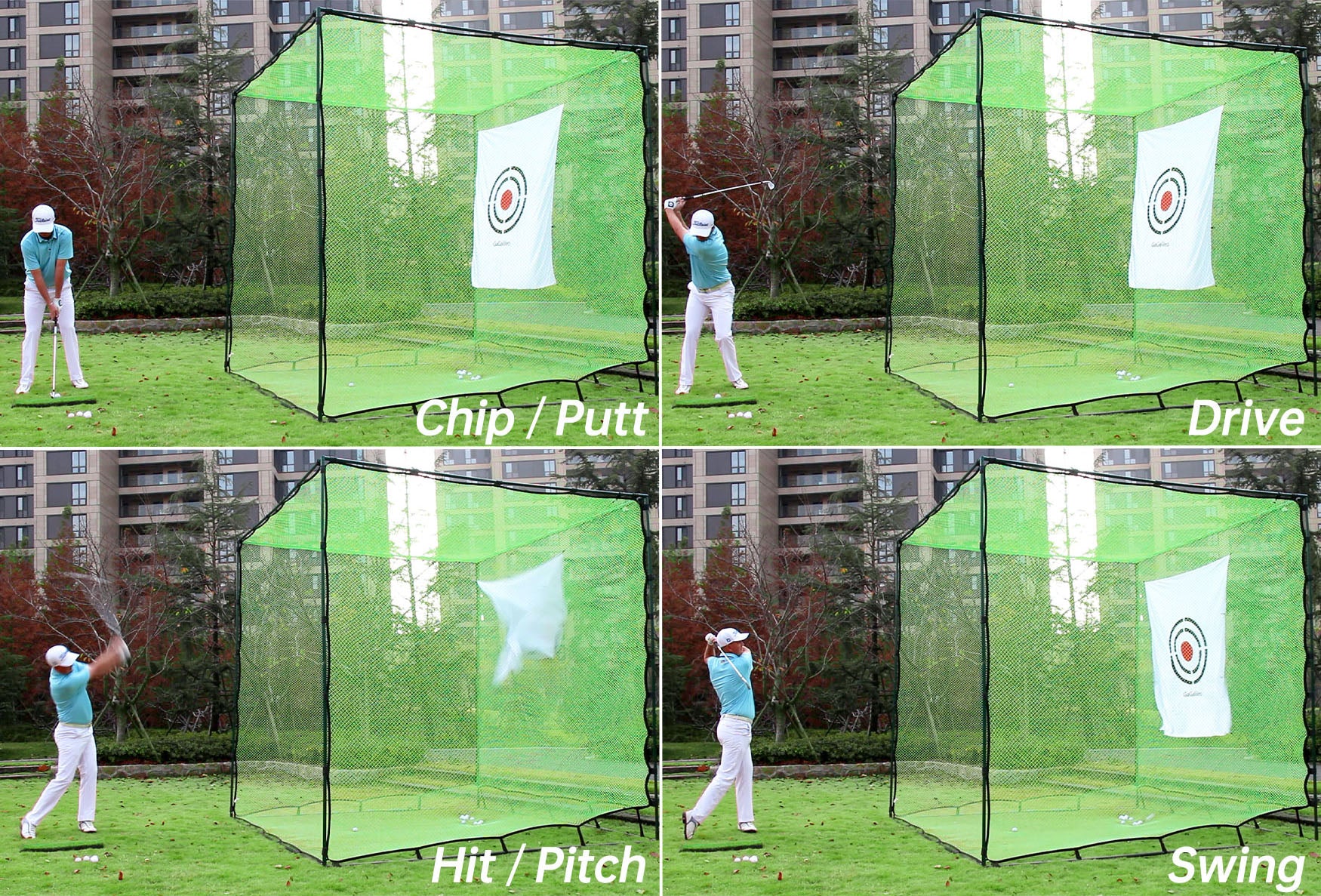 Gagalileo replacement Practice Golf Cage 10x10x10ft