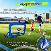 Pop up football goal 4X2.5X2.5ft