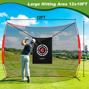 Gagalileo Net Practice Hitting Nets 12X10ft