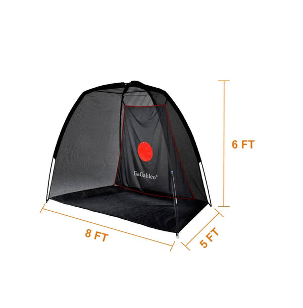 Gagalileo Golf Practice Indoor Net 8X6X5 - Galileo Sports