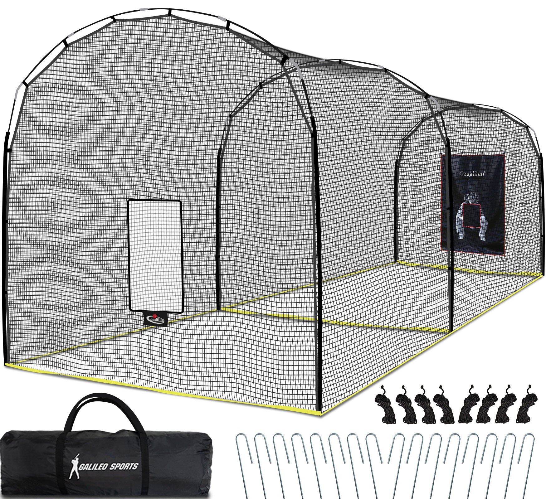 Gagalileo Baseball Batting Cage 22x13x10