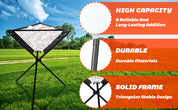 Baseball folding triangle ball frame