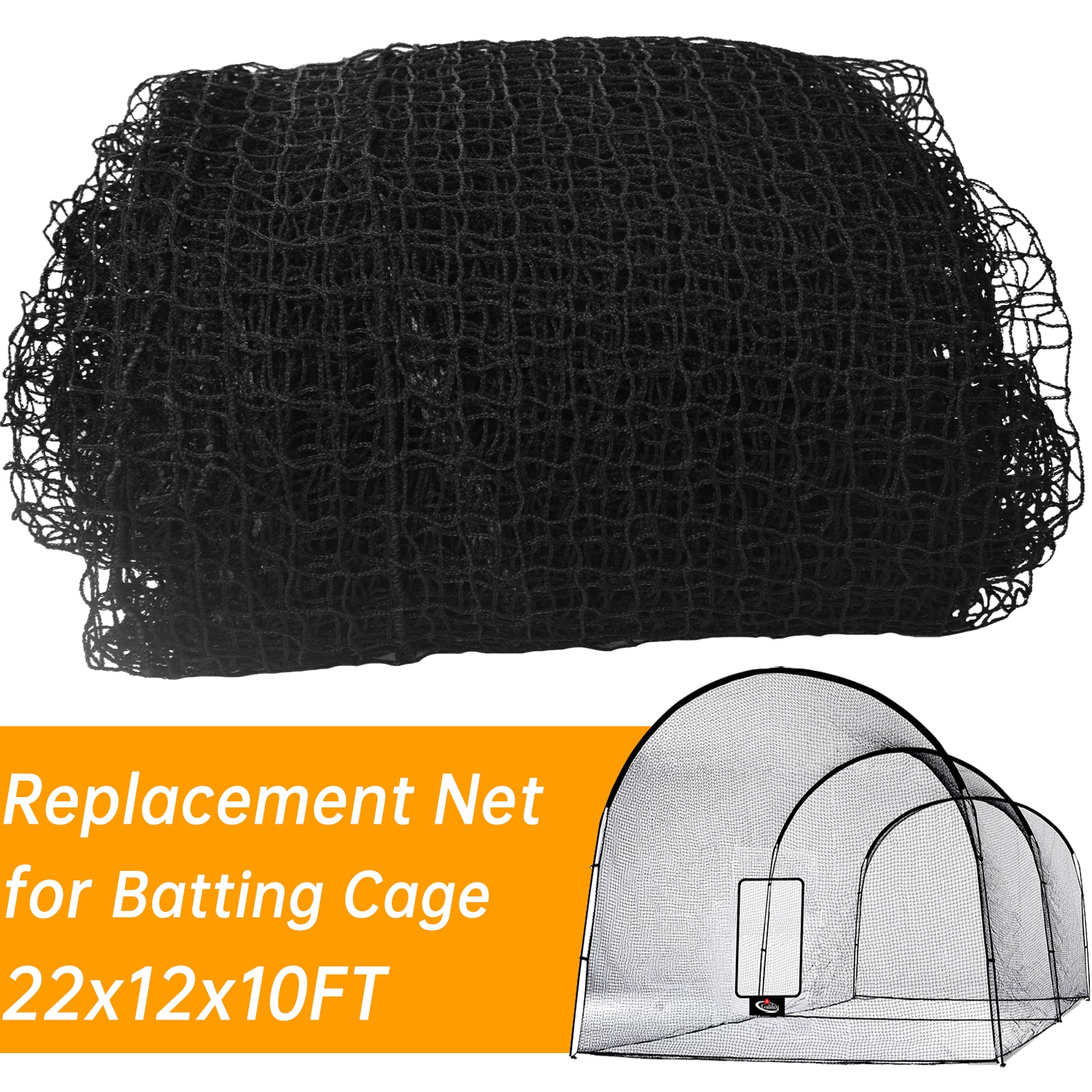 Gagalileo Baseball Batting Cage 22x12x10ft