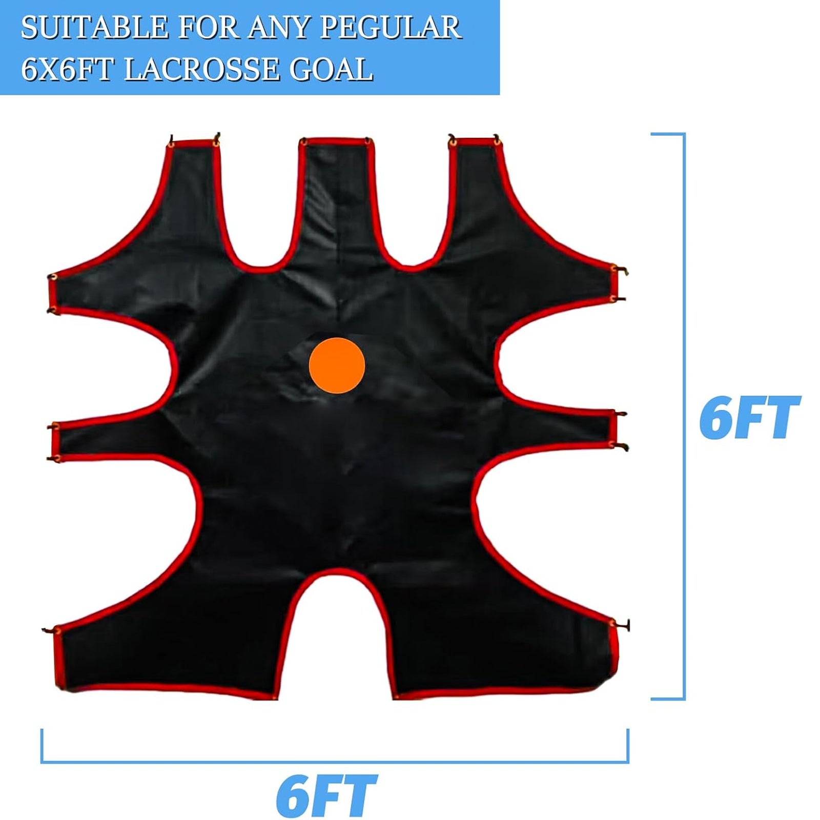 Lacrosse Goal Corner Targets - Shooting Practice for Standard 6x6 Goal