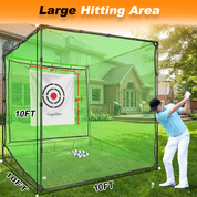 Gagalileo Golf Hitting cage 10x10x10ft