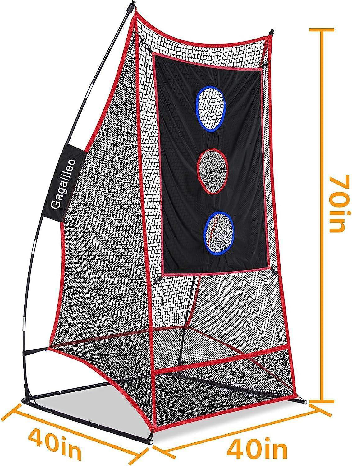 Gagalileo Golf Net Golf Chipping Net 70x40in Golf Chipping Accessories Golfing Target Net - for Accuracy Chipping and Swing Practice