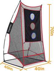 Gagalileo Golf Net Golf Chipping Net 70x40in Golf Chipping Accessories Golfing Target Net - for Accuracy Chipping and Swing Practice