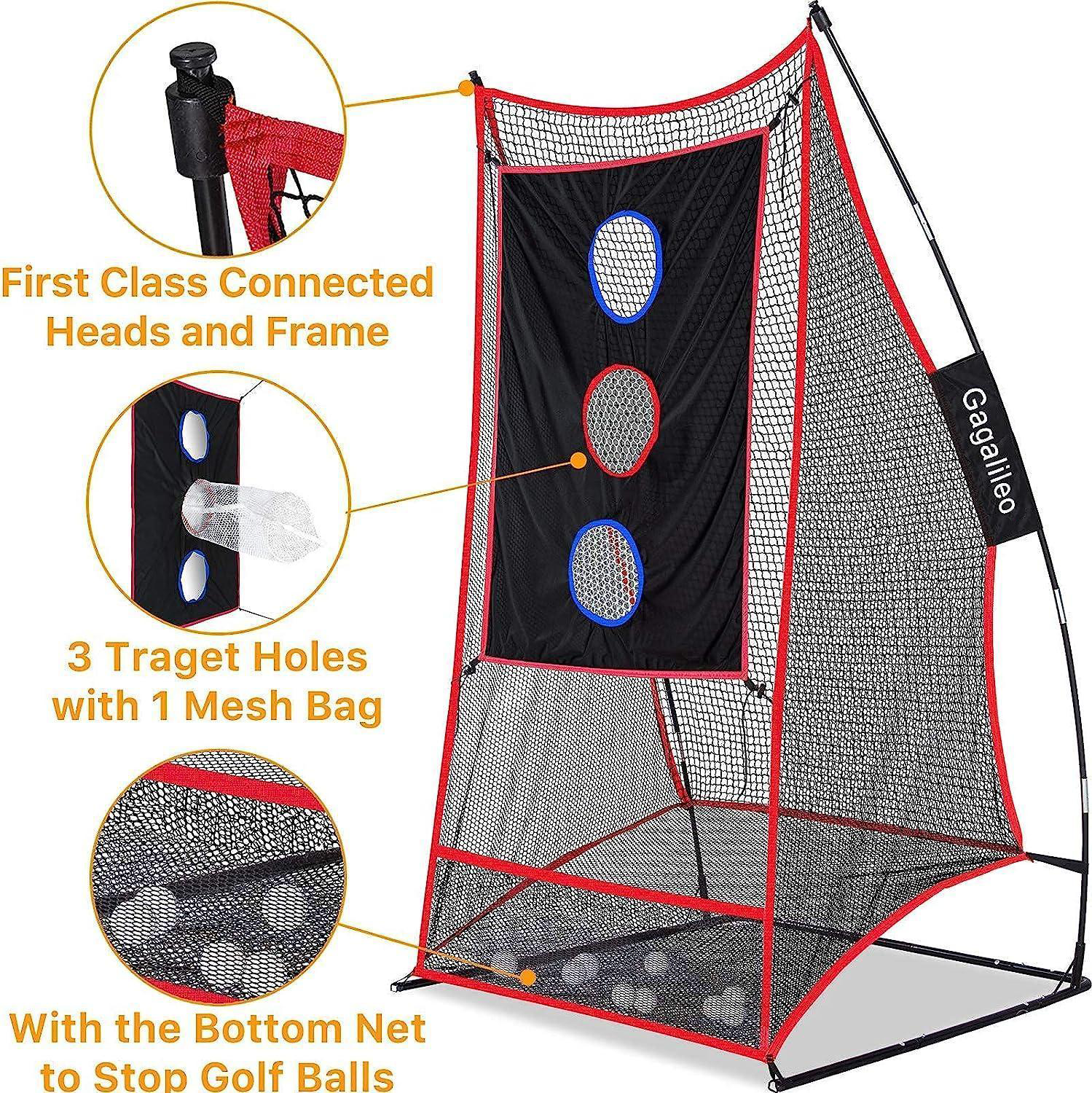 Gagalileo Golf Net Golf Chipping Net 70x40in Golf Chipping Accessories Golfing Target Net - for Accuracy Chipping and Swing Practice