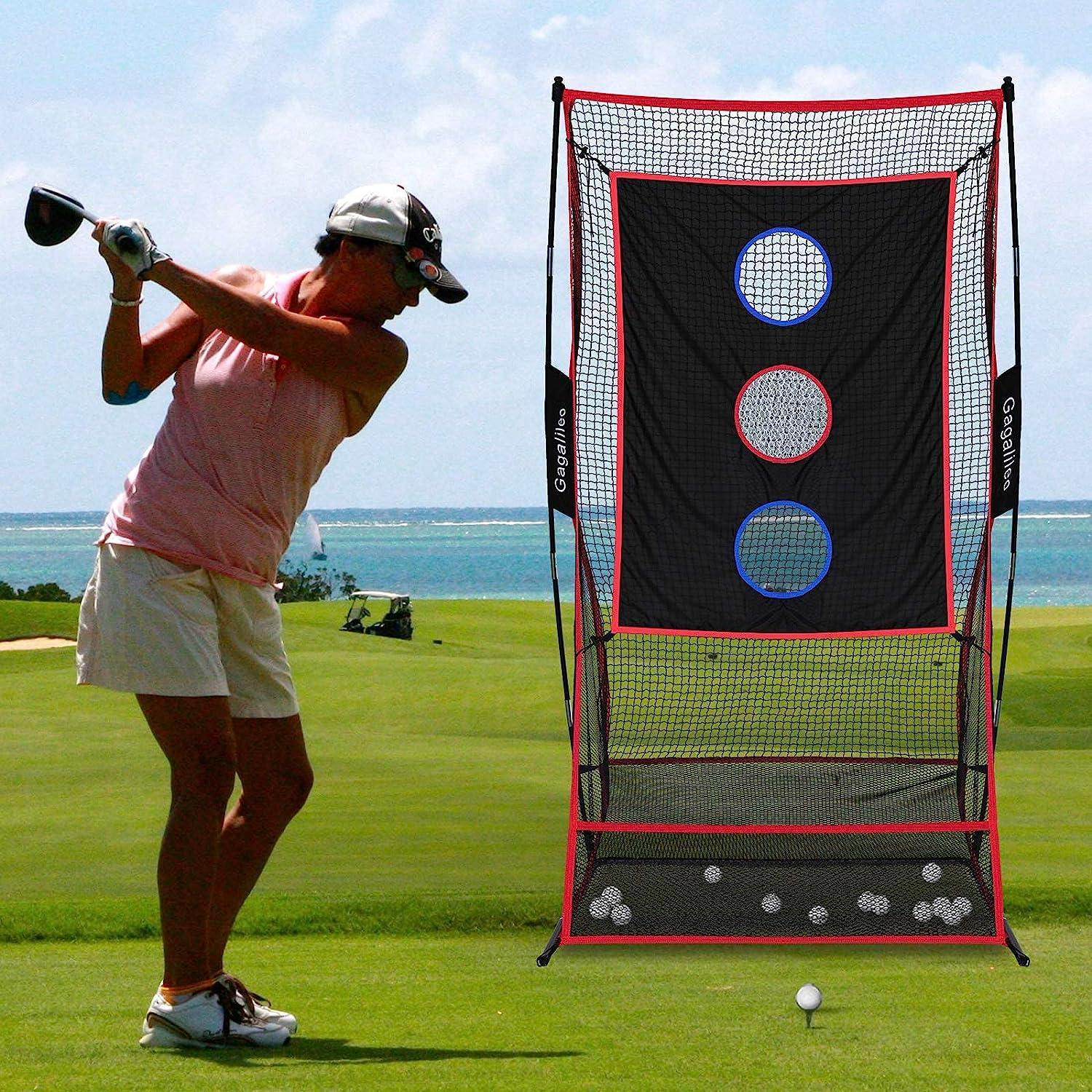 Gagalileo Golf Net Golf Chipping Net 70x40in Golf Chipping Accessories Golfing Target Net - for Accuracy Chipping and Swing Practice