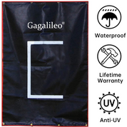 Gagalileo Backstop,Pitching Backstop,Fastpitch Baseball Backstop,Backstop with Strike Zone,Pitching Backdrop,Rubber Vinyl Backstop,Vinyl Batting Cage Backdrop