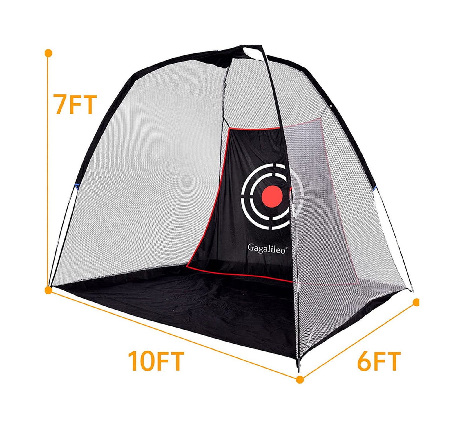 Galieo 10X7X6 Golf Net Backyard Driving/White Tent Net