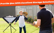 Baseball folding triangle ball frame
