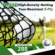 Gagalileo Net Practice Hitting Nets 12X10ft