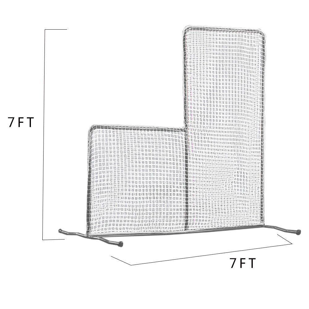 Gagalileo L Replacement Baseball Pitching Protective Screen 7X7FT (white)
