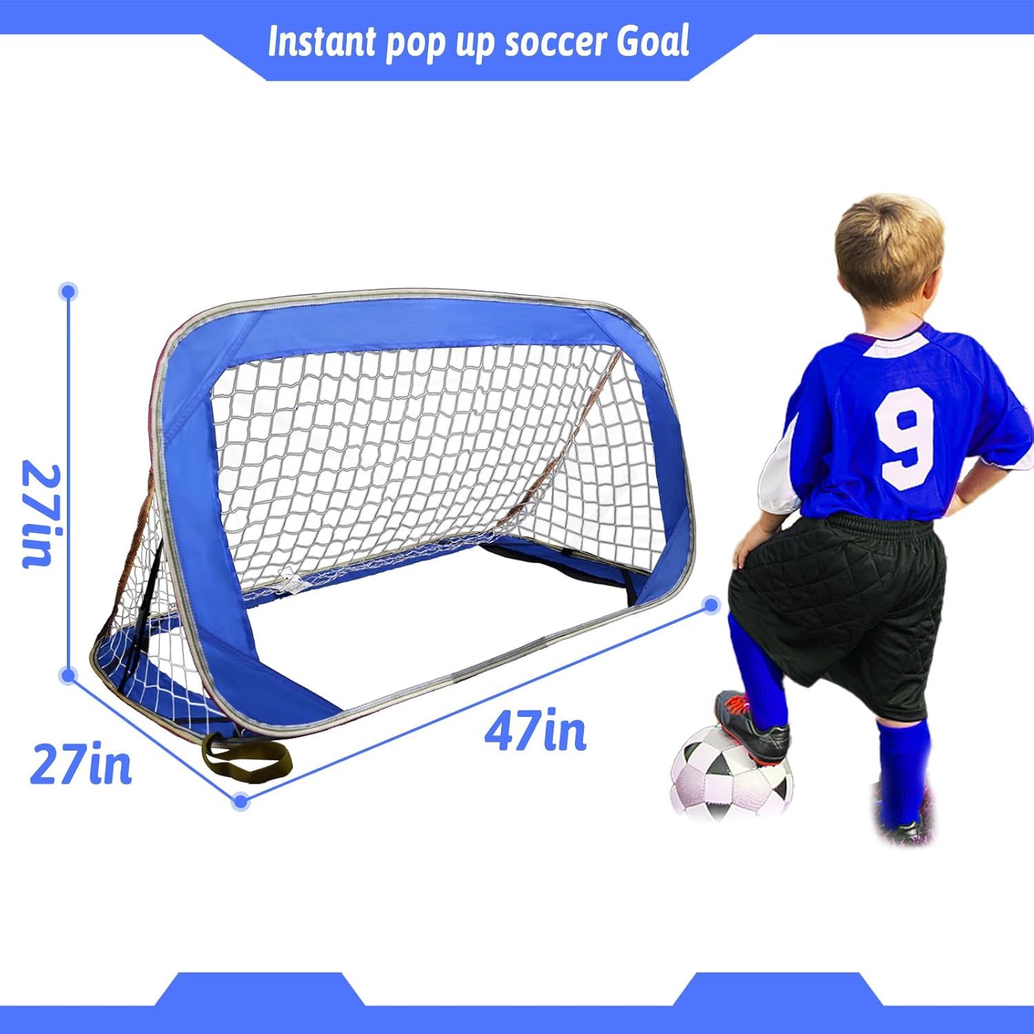 Gagalileo Soccer Goal 27x27x47