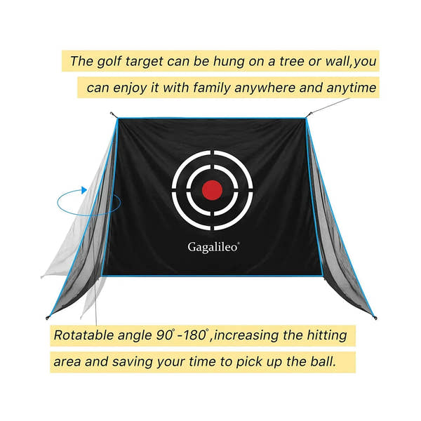 Gagalileo Portable Pop-Up Driving Net 8X7X7 - Galileo Sports