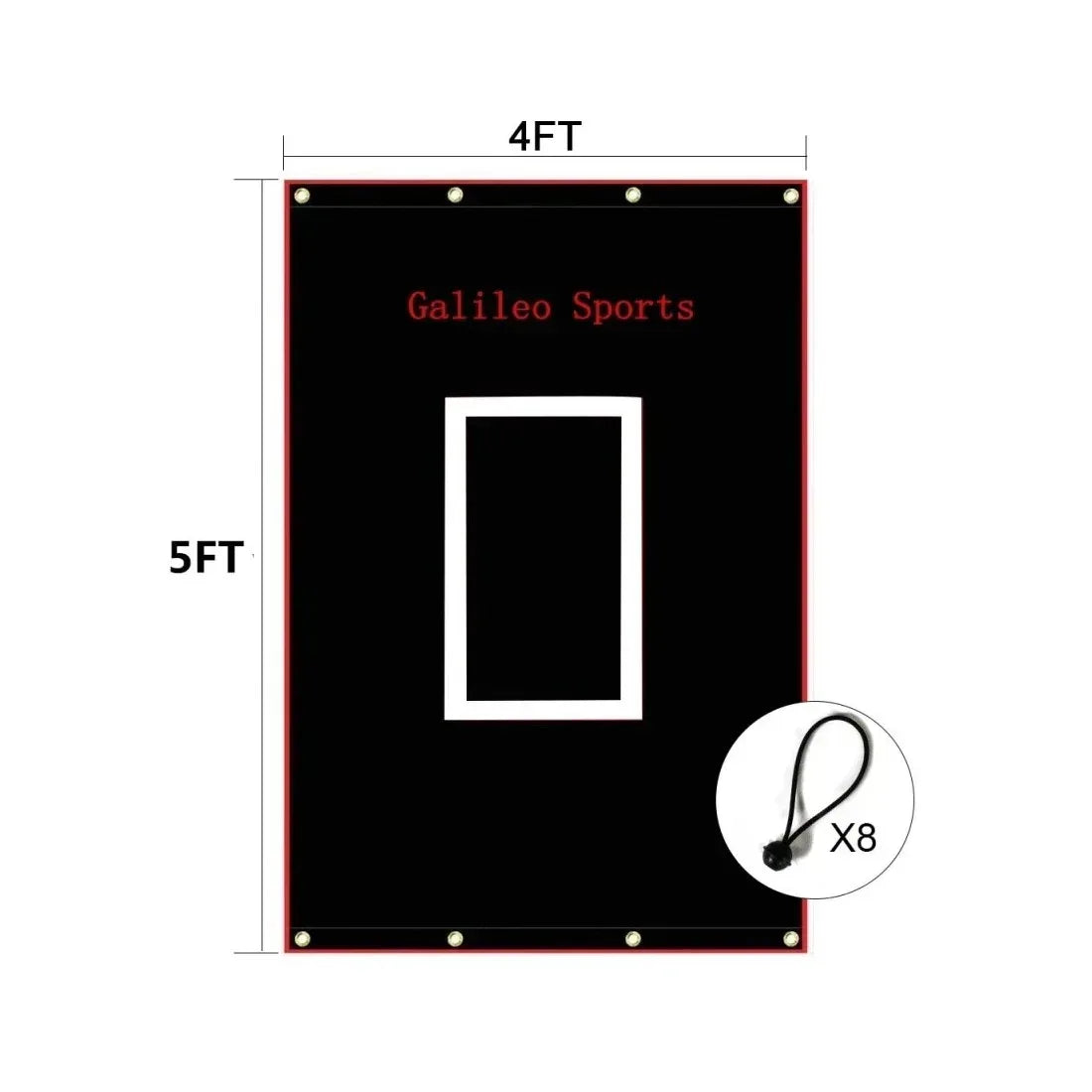Gagalileo 4x5ft Vinyl Backstop Target