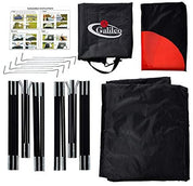 Golf Net Golf Practice Net for Backyard Driving Range Golf Hitting Nets |12' X 7'X 6.6' | Pro Black | Galileo Sports-CAD