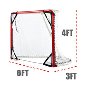 Ice Hockey Goal Net Pop Up Goal Folding Ice Hockey Net Ice Hockey Goal Net Multifunction Portable