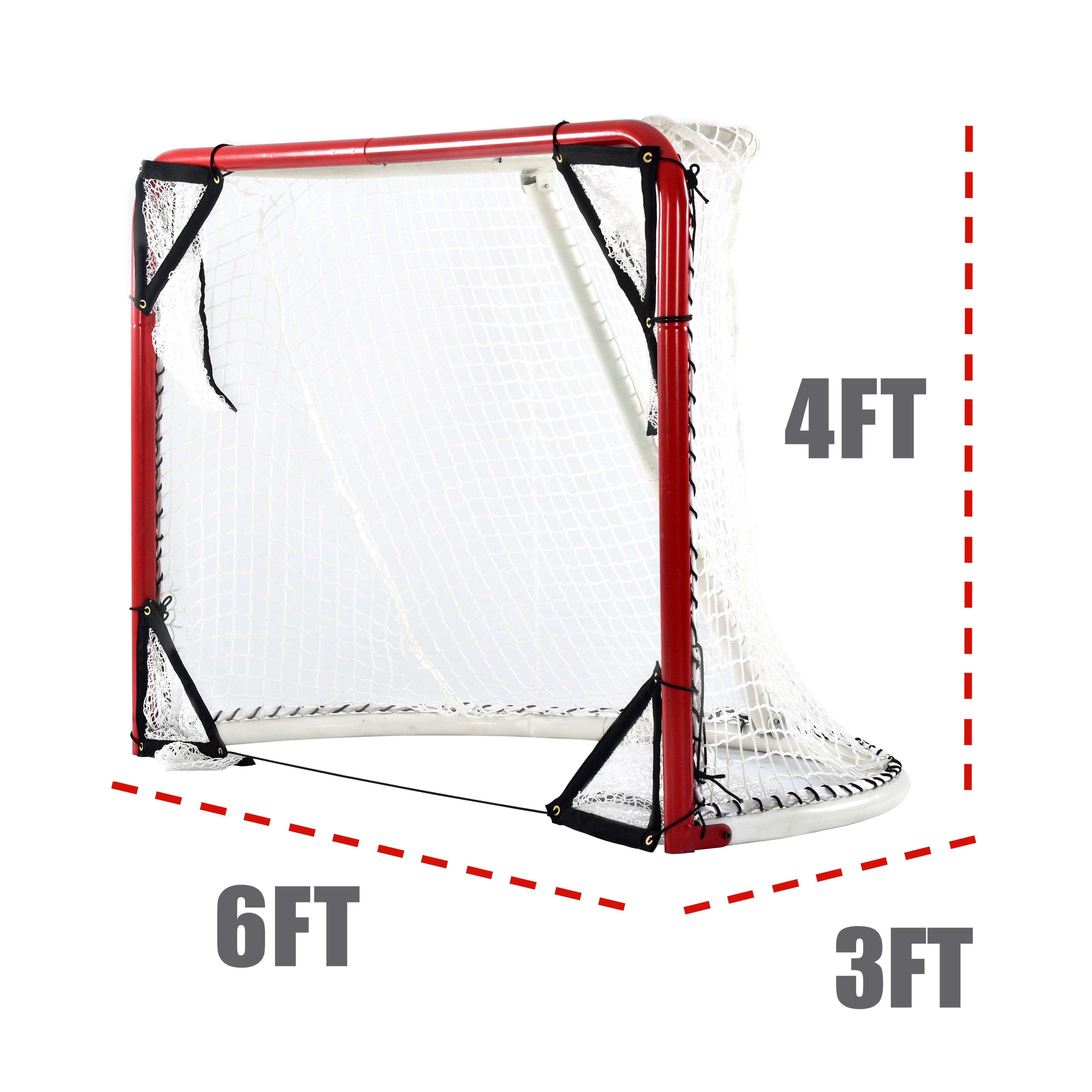 Ice Hockey Goal Net Pop Up Goal Folding Ice Hockey Net Ice Hockey Goal Net Multifunction Portable
