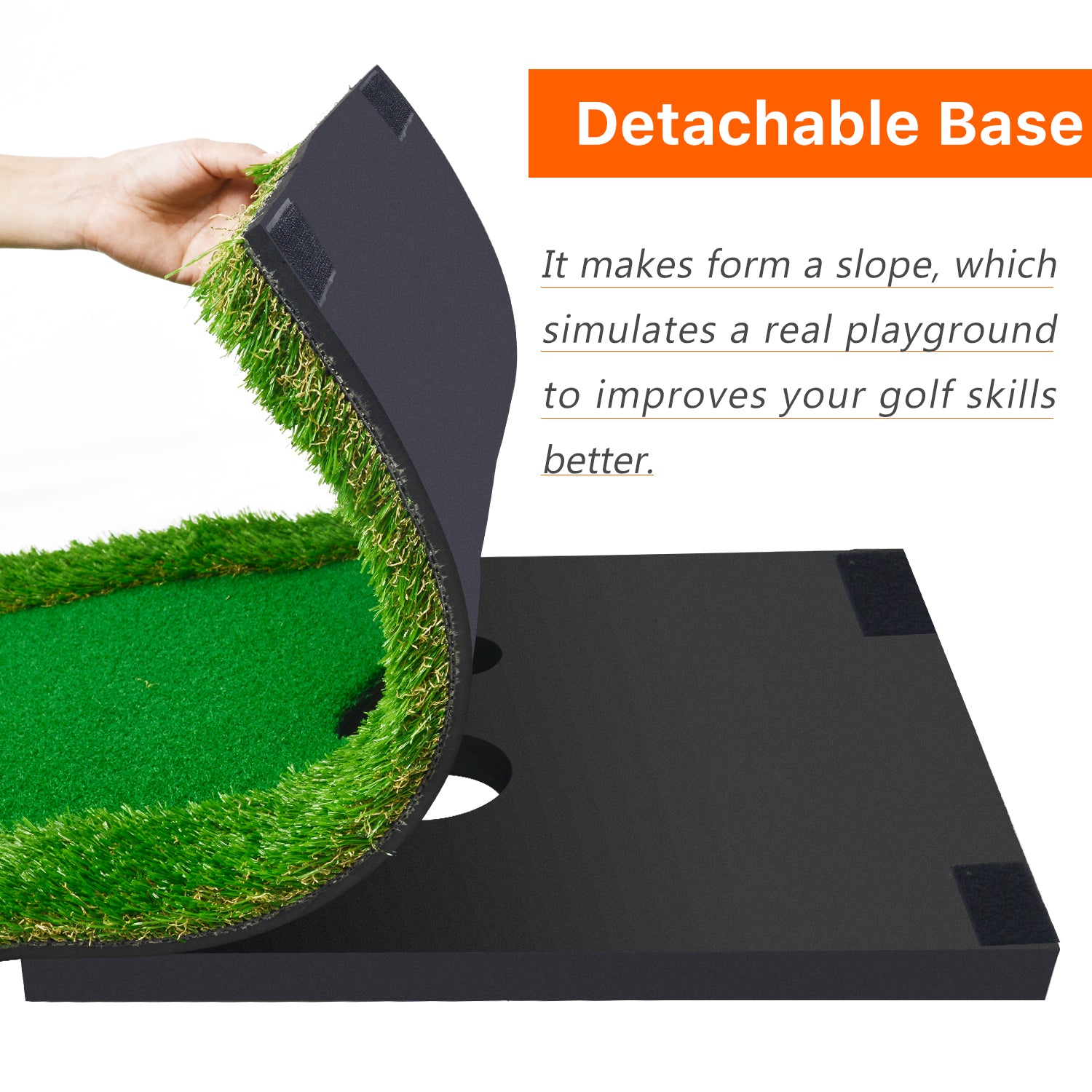 Galileo Golf Hitting Mats Golf Putting Training 10X1.6ft