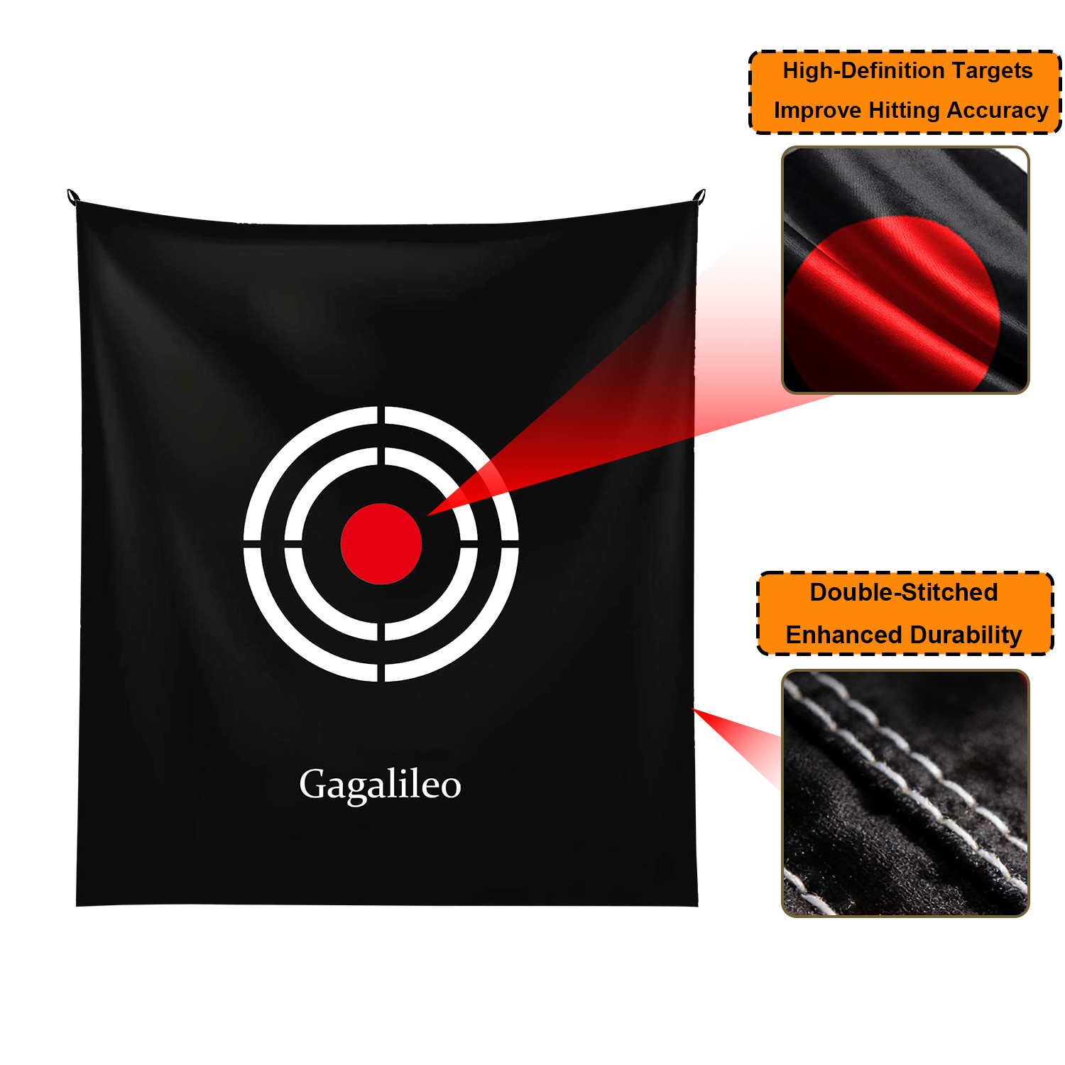 Gagalileo Golf Net Replacement Target 5x4ft
