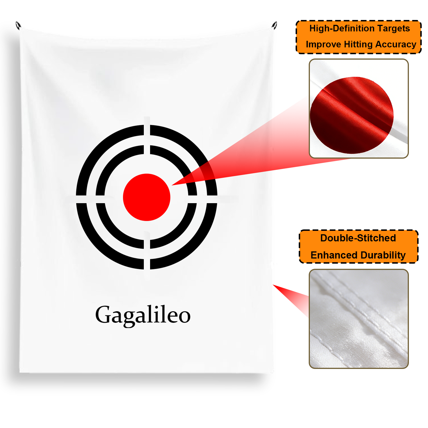 Gagalileo Golf Target Cloth 5x3ft