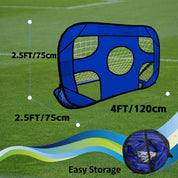 Pop up football goal 4X2.5X2.5ft