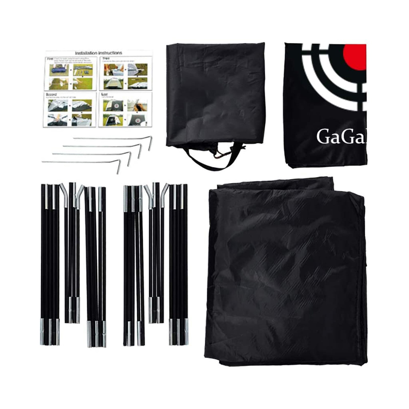 Galieo12' X 7'X 6.6' 뒷마당 드라이빙 골프 네트/흰색 텐트 네트
