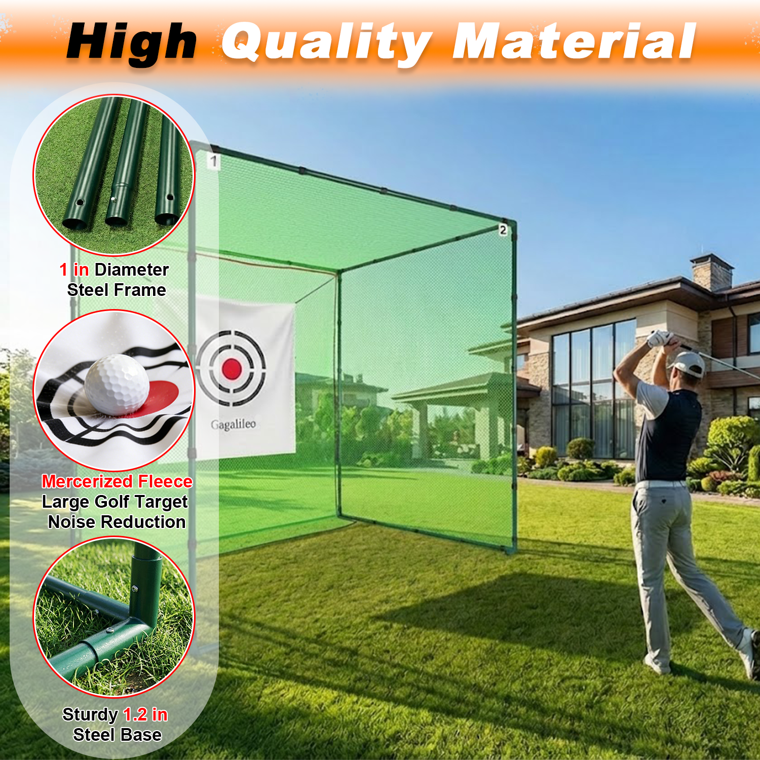 Gagalileo Golf Hitting cage 3  x3 x 3