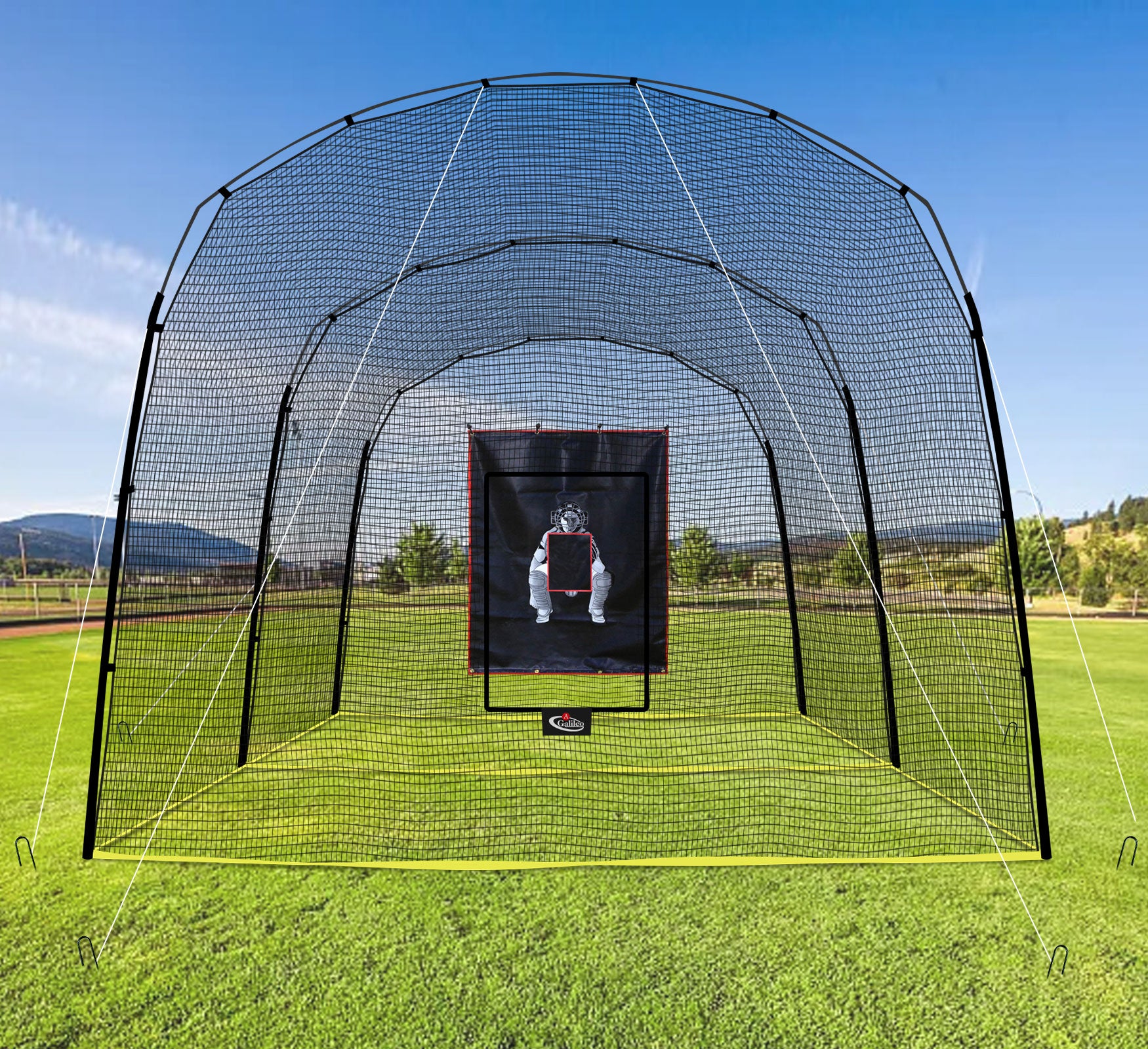 Gagalileo Baseball Batting Cage 22x13x10