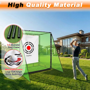Gagalileo 7x7ft Backyard Golf Hitting Cage - Heavy Duty Practice Driving Net - Gagalileo Sports
