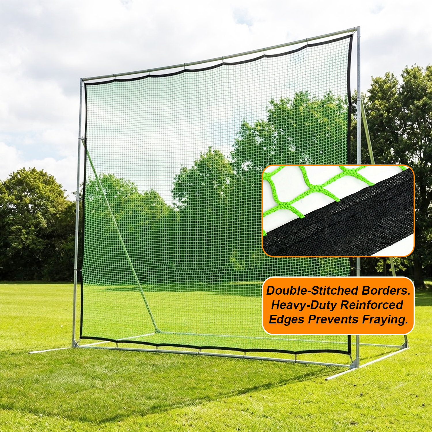 Gagalileo Golf Cage Replacement Net Only 10x10ft
