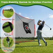 Gagalileo Net Practice Hitting Nets 12X10ft