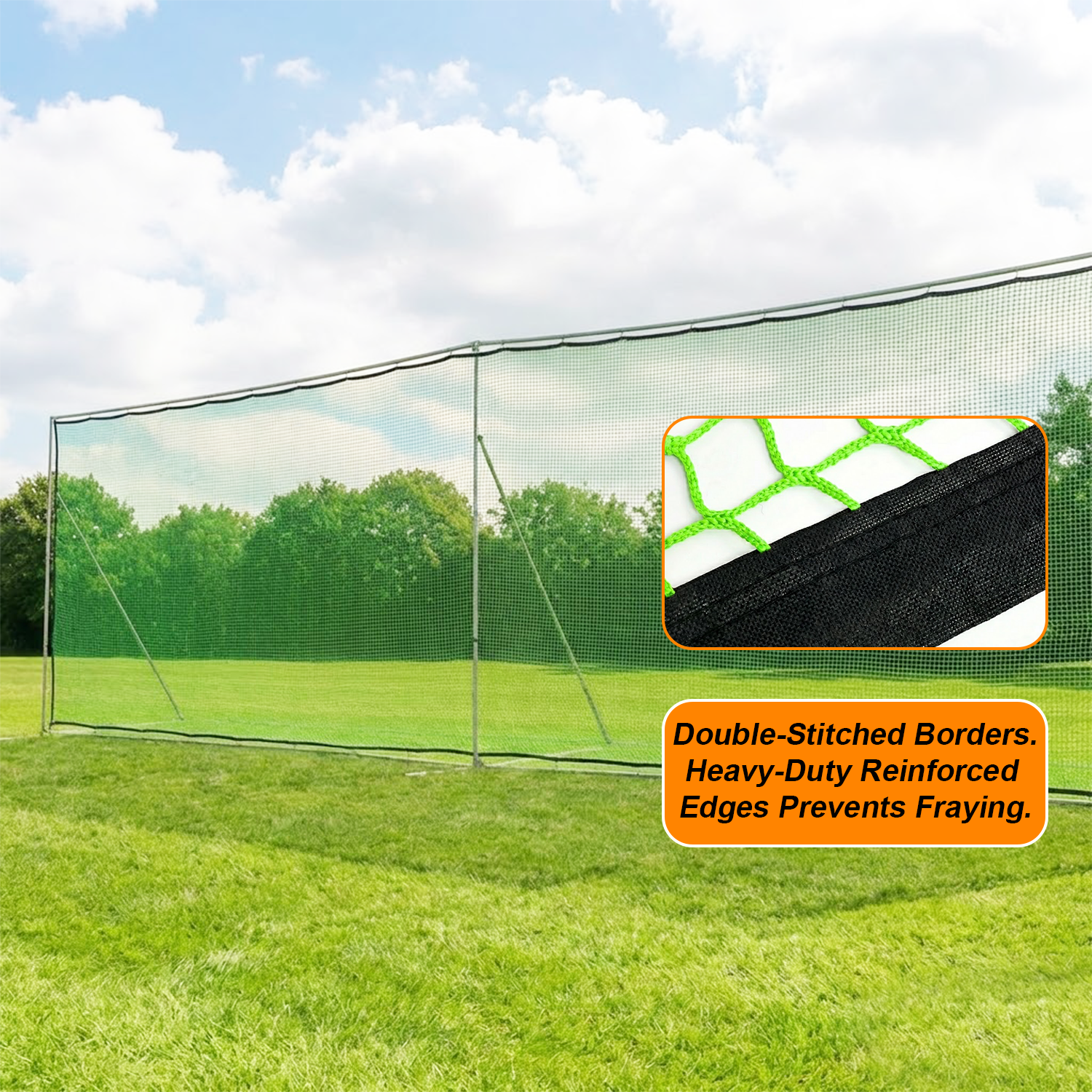 30x10 Galileo Golf Cage Replacement Net Piece/Good resilience