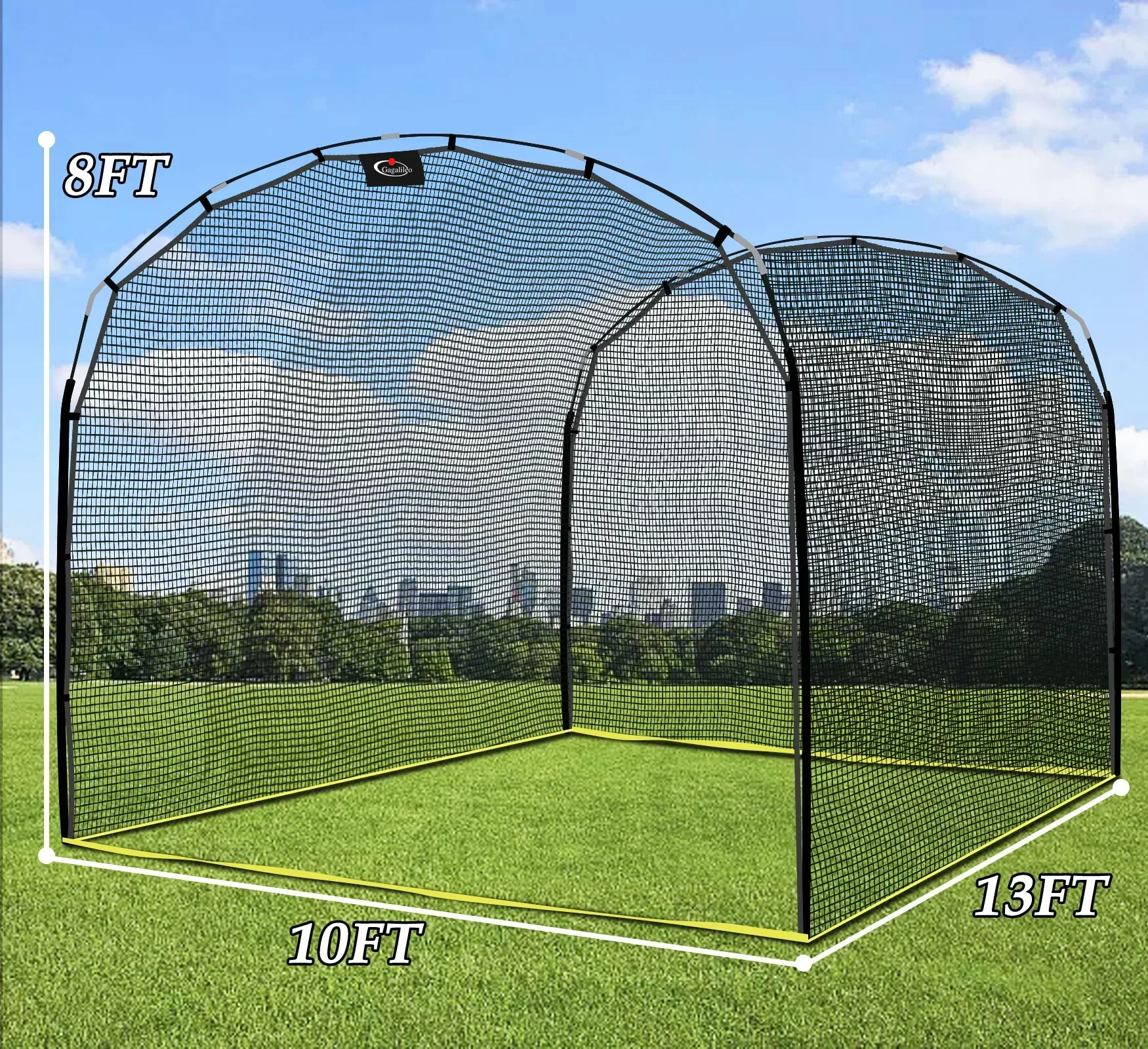 Gagalileo Baseball Batting Cage 13x10x 8