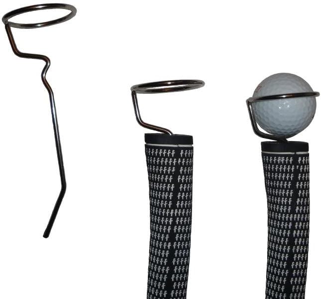 Halo Golf Ball Retiever Pick Up Grabber for End of Putter Golf Club Holder Pick Up Flag Pick Up and Divot Tool