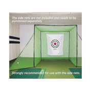 Filet de cage de golf Premium 8x8x8 pieds/sans fond