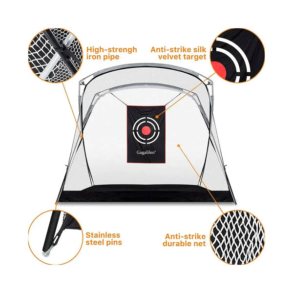 Gagalileo Golf practice Net 9X7X5ft - Galileo Sports