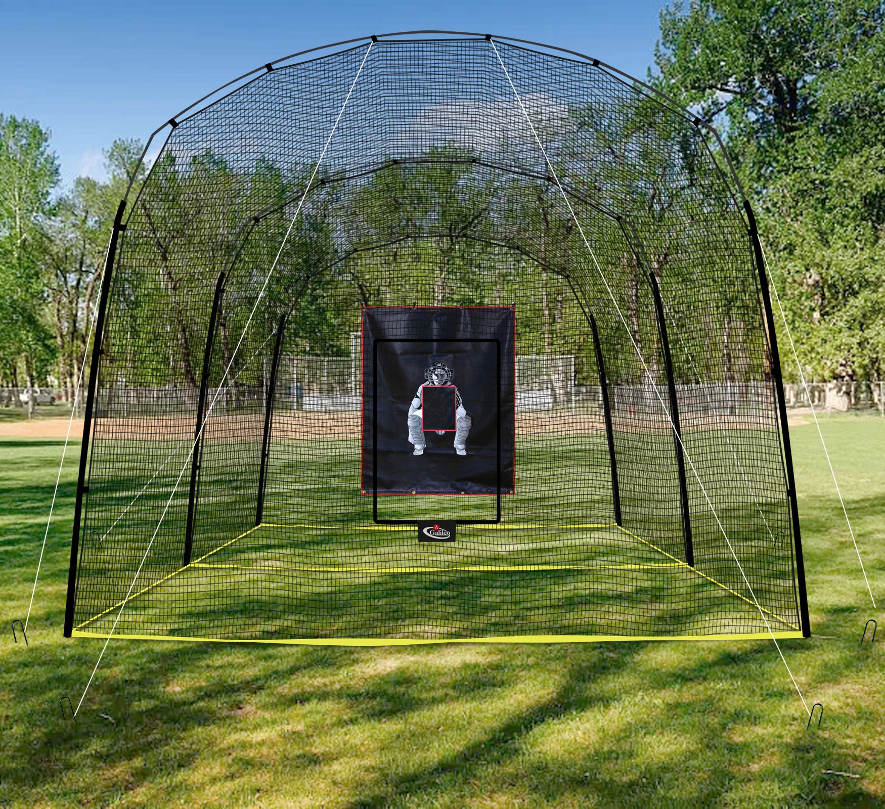 Gagalileo Baseball Batting Cage 22x13x10
