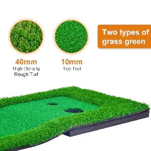 Galileo Golf Hitting Mats Golf Putting Training 10X1.6ft - Galileo Sports